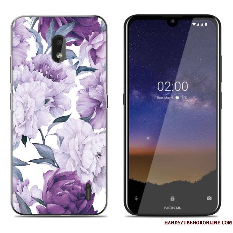 Nokia 2.2 Coque Transparent Peinture Étui De Téléphone Fluide Doux Incassable