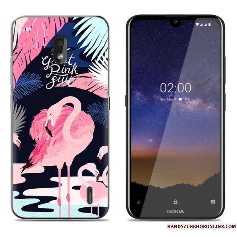 Nokia 2.2 Coque Transparent Peinture Étui De Téléphone Fluide Doux Incassable