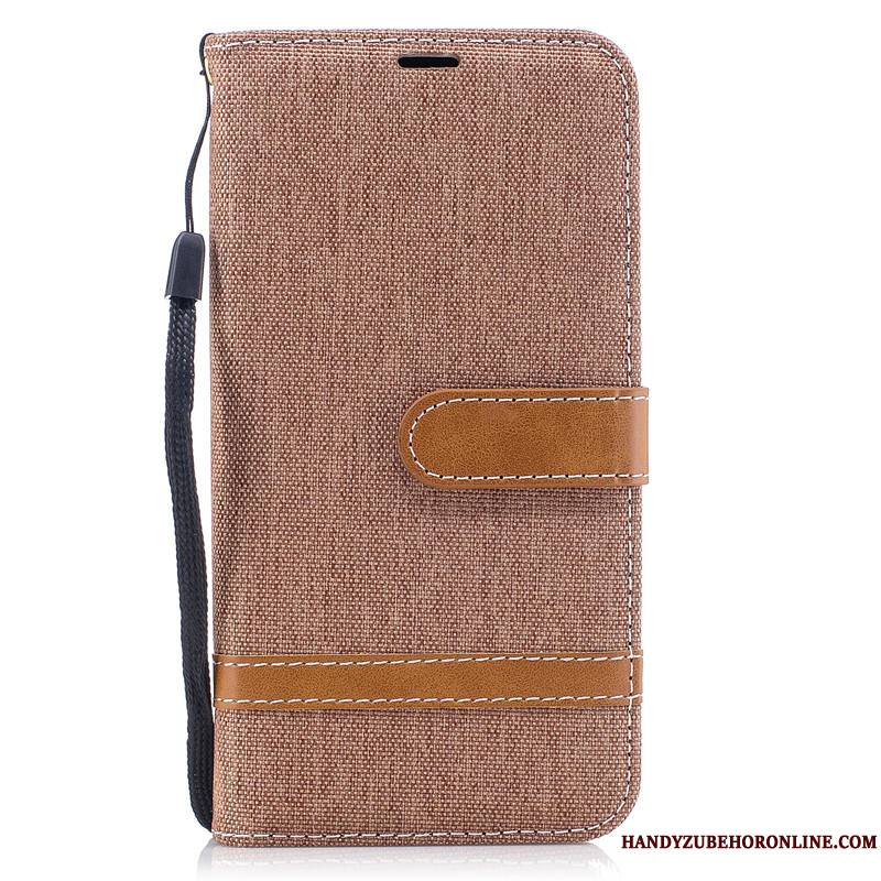 Nokia 2.3 En Denim Gris Étui Housse Portefeuille Coque De Téléphone Protection