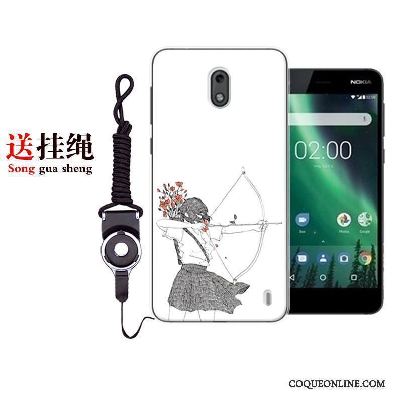 Nokia 2 Fluide Doux Téléphone Portable Étui Coque Silicone Frais Petit
