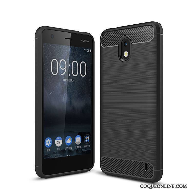 Nokia 2 Tout Compris Fibre Mode Fluide Doux Protection Coque Étui