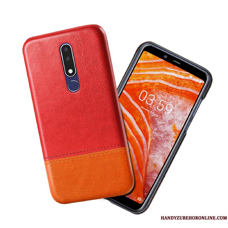 Nokia 3.1 Plus Cuir Incassable Noir Étui Nouveau Coque De Téléphone Protection