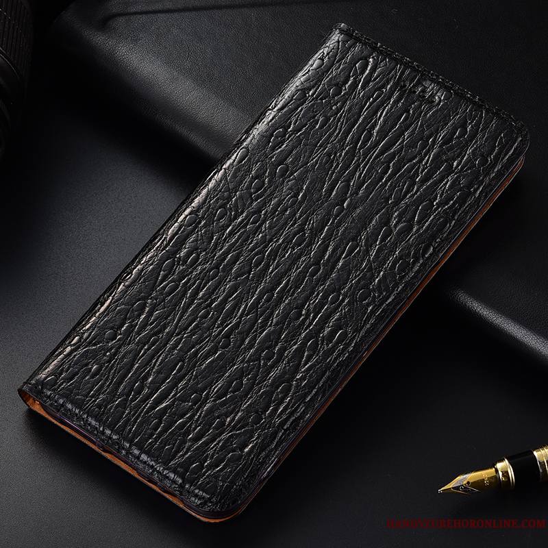 Nokia 3.1 Plus Incassable Protection Modèle Fleurie Coque De Téléphone Housse Oiseau Cuir Véritable