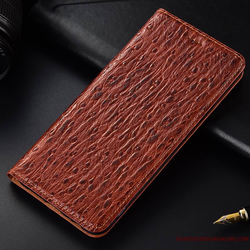 Nokia 3.1 Plus Incassable Protection Modèle Fleurie Coque De Téléphone Housse Oiseau Cuir Véritable