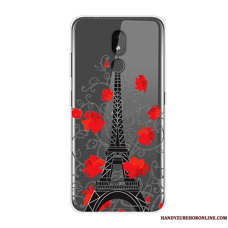 Nokia 3.2 Coque Téléphone Portable Créatif Étui Dessin Animé Bleu Tendance Incassable