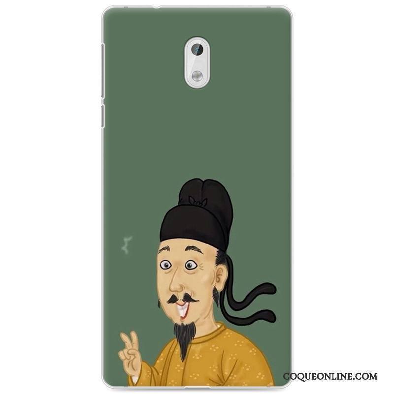 Nokia 3 Amoureux Noir Blanc Tendance Étui Art Coque