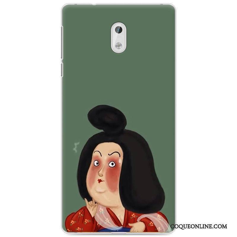 Nokia 3 Amoureux Noir Blanc Tendance Étui Art Coque