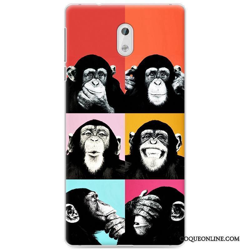 Nokia 3 Amoureux Noir Blanc Tendance Étui Art Coque