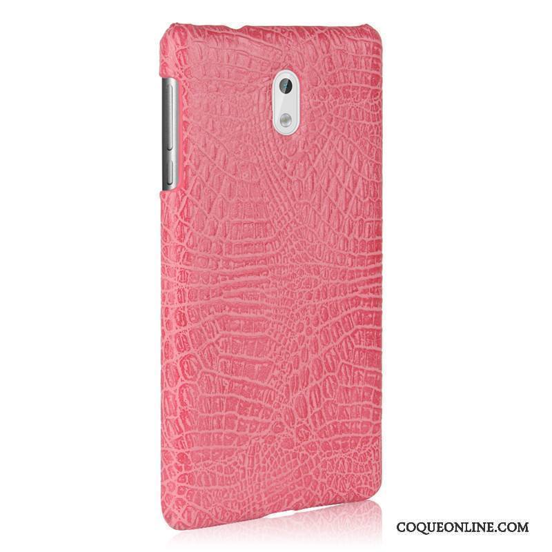 Nokia 3 Coque Rouge Crocodile Modèle Protection Téléphone Portable Difficile Incassable Créatif