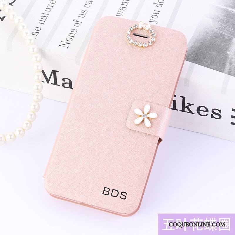 Nokia 3 Coque Étui Téléphone Portable Protection Rose Incassable Étui En Cuir Housse