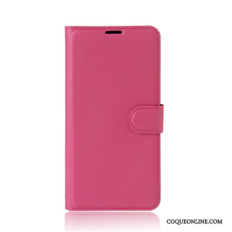Nokia 3 Incassable Étui En Cuir Violet Support Simple Housse Coque De Téléphone