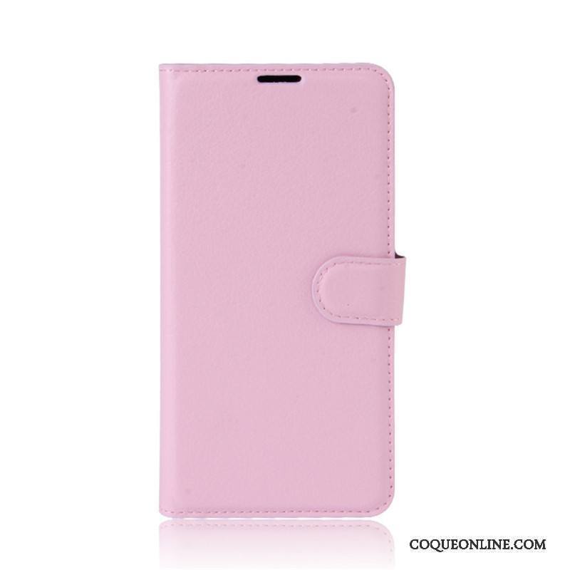 Nokia 3 Incassable Étui En Cuir Violet Support Simple Housse Coque De Téléphone