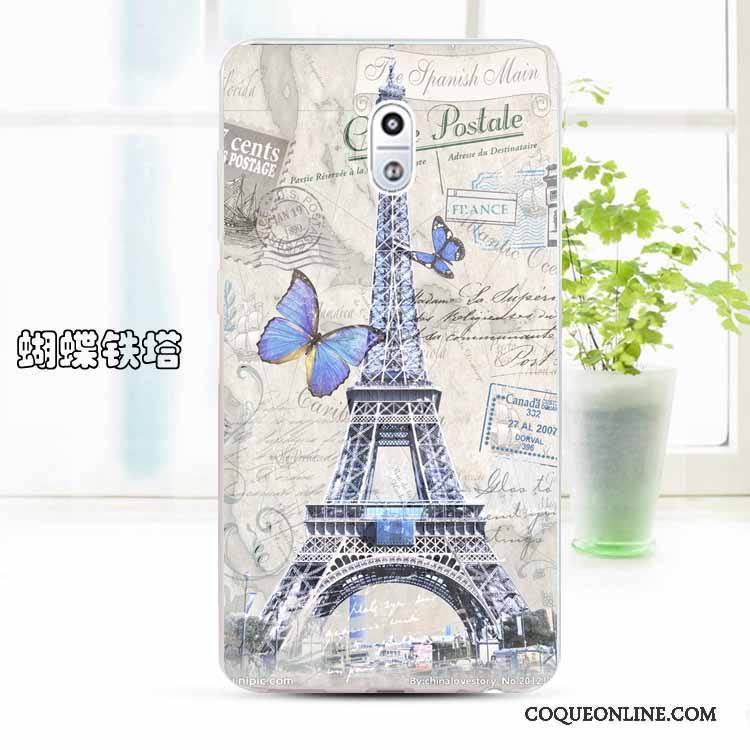 Nokia 3 Silicone Dessin Animé Coque De Téléphone Bleu Clair Étui Tendance Protection