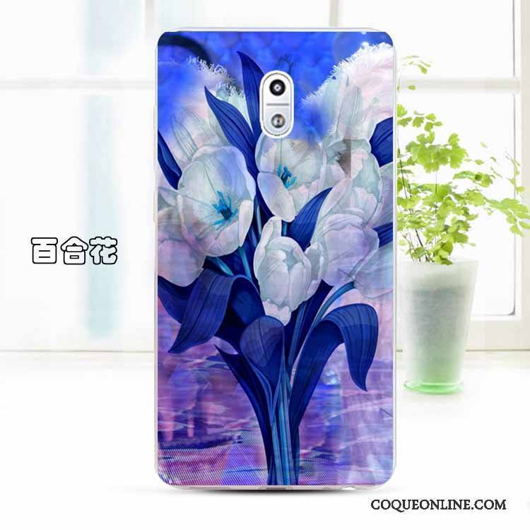 Nokia 3 Silicone Dessin Animé Coque De Téléphone Bleu Clair Étui Tendance Protection