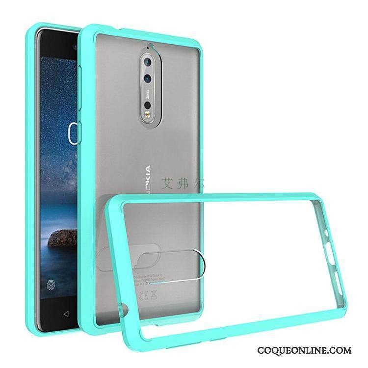 Nokia 3 Transparent Fluide Doux Coque De Téléphone Étui Incassable Noir