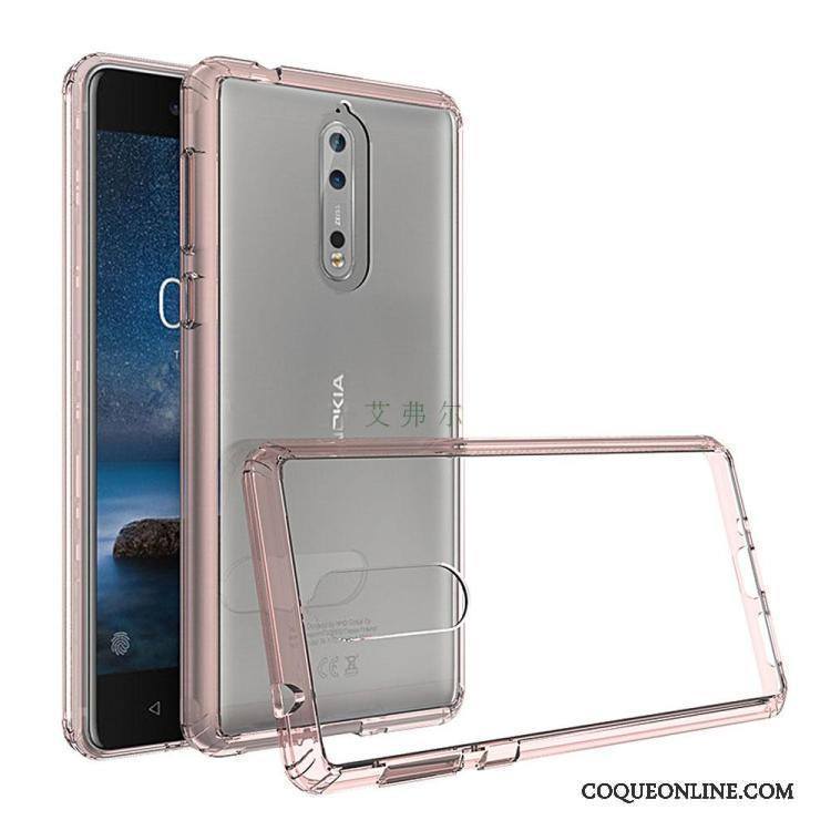 Nokia 3 Transparent Fluide Doux Coque De Téléphone Étui Incassable Noir