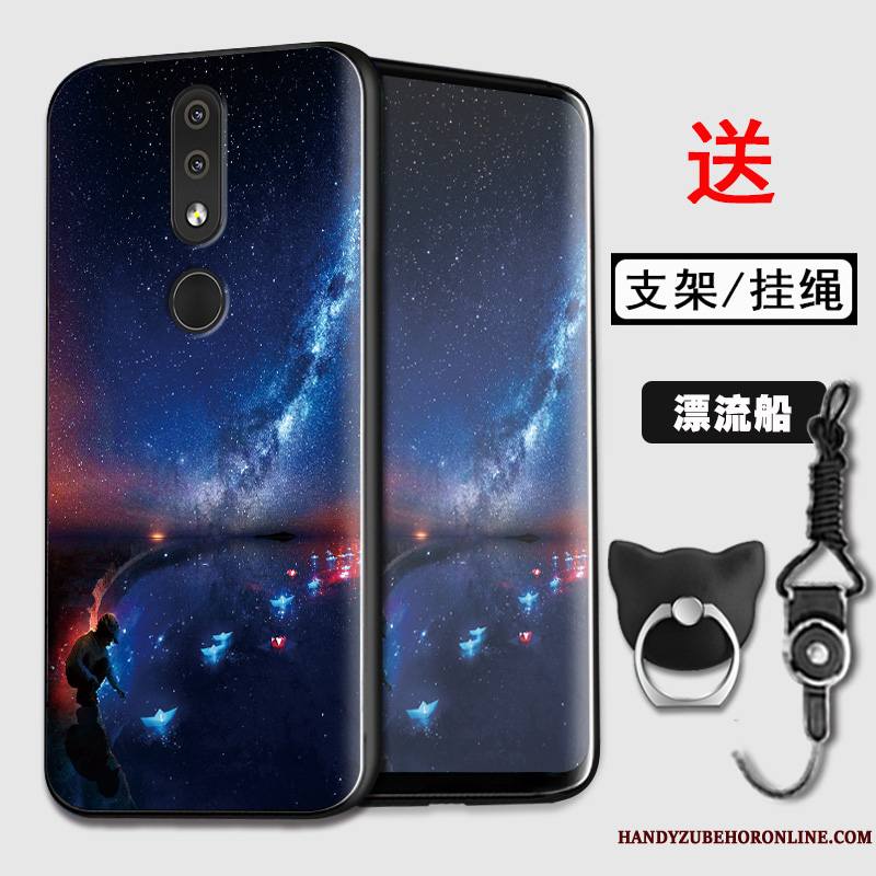 Nokia 4.2 Incassable Protection Fluide Doux Tendance Coque De Téléphone Tout Compris Étui