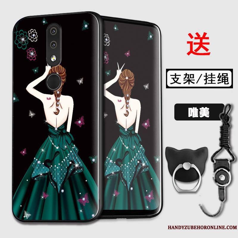 Nokia 4.2 Incassable Protection Fluide Doux Tendance Coque De Téléphone Tout Compris Étui