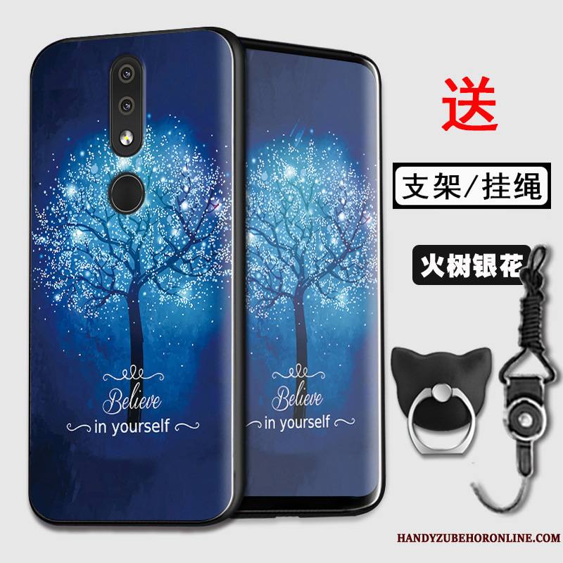 Nokia 4.2 Incassable Protection Fluide Doux Tendance Coque De Téléphone Tout Compris Étui