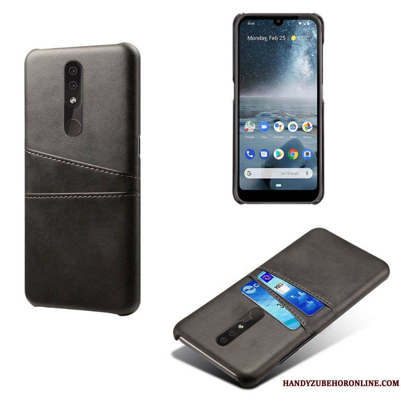 Nokia 4.2 Incassable Téléphone Portable Étui Étui En Cuir Protection Coque De Téléphone Jaune