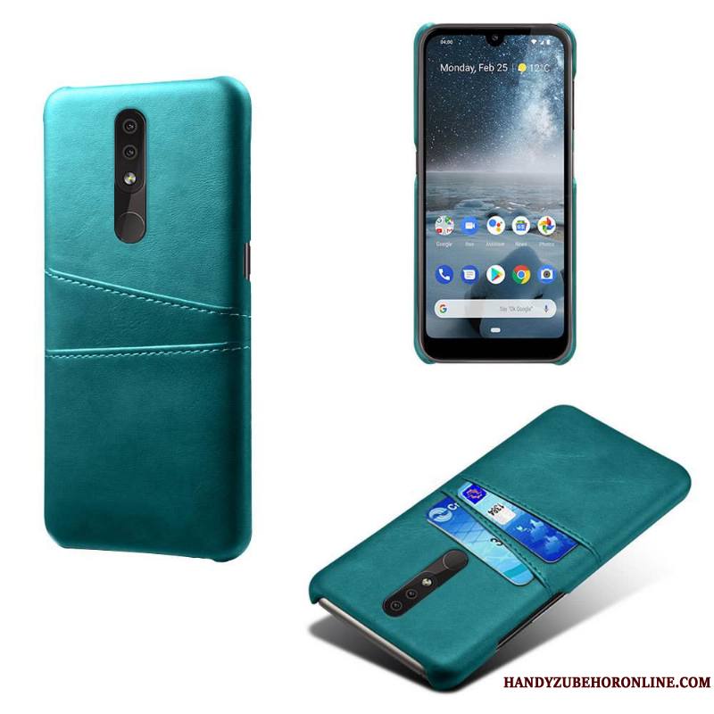 Nokia 4.2 Incassable Téléphone Portable Étui Étui En Cuir Protection Coque De Téléphone Jaune