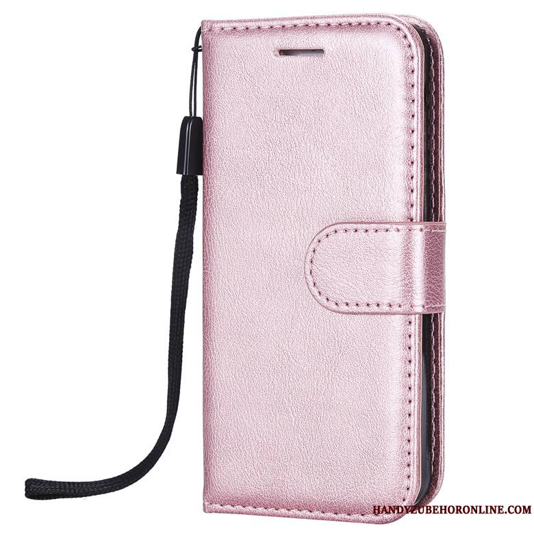 Nokia 4.2 Étui En Cuir Rose Coque De Téléphone Tout Compris Clamshell Fluide Doux Protection