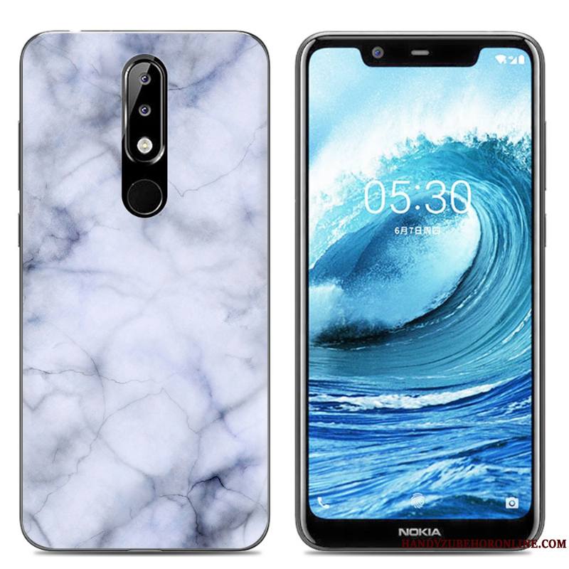 Nokia 5.1 Plus Téléphone Portable Étui Silicone Transparent Coque De Téléphone Créatif Fluide Doux