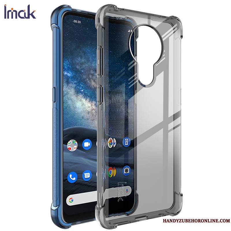 Nokia 5.3 Coque De Téléphone Ballon Incassable Transparent Blanc Silicone Nouveau