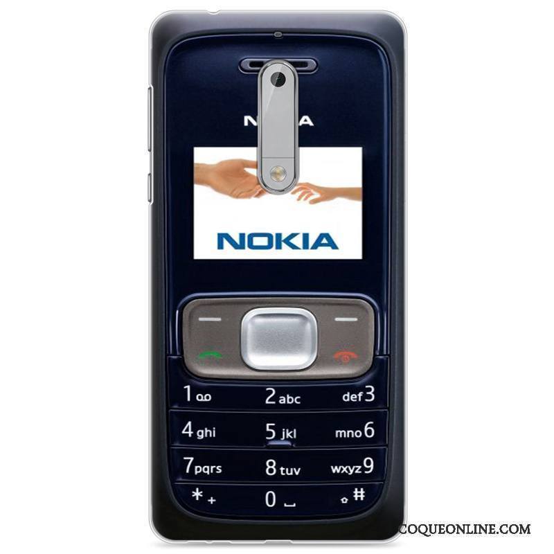 Nokia 5 Coque Étui Jaune Créatif Fluide Doux Incassable Peinture