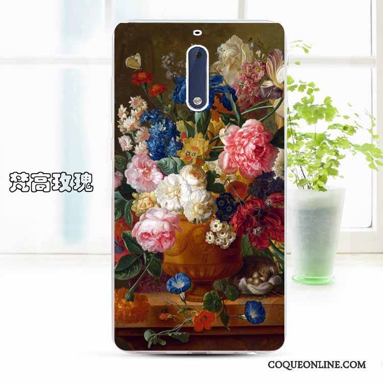 Nokia 5 Fluide Doux Incassable Personnalisé Transparent Protection Dessin Animé Coque De Téléphone