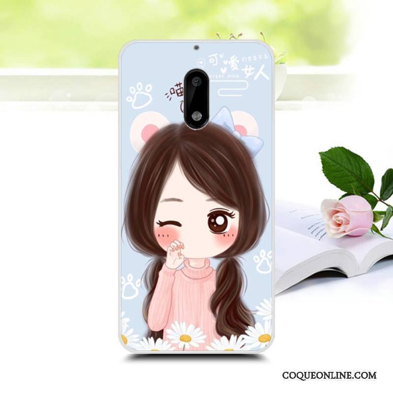 Nokia 5 Personnalité Incassable Coque De Téléphone Dessin Animé Étui Fluide Doux Protection