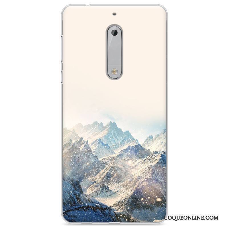 Nokia 5 Tendance Étui Bleu Tout Compris Coque De Téléphone Protection En Silicone