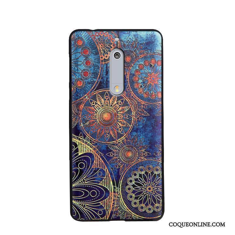 Nokia 5 Étui Fluide Doux Coque De Téléphone Multicolore Protection Dessin Animé Tendance