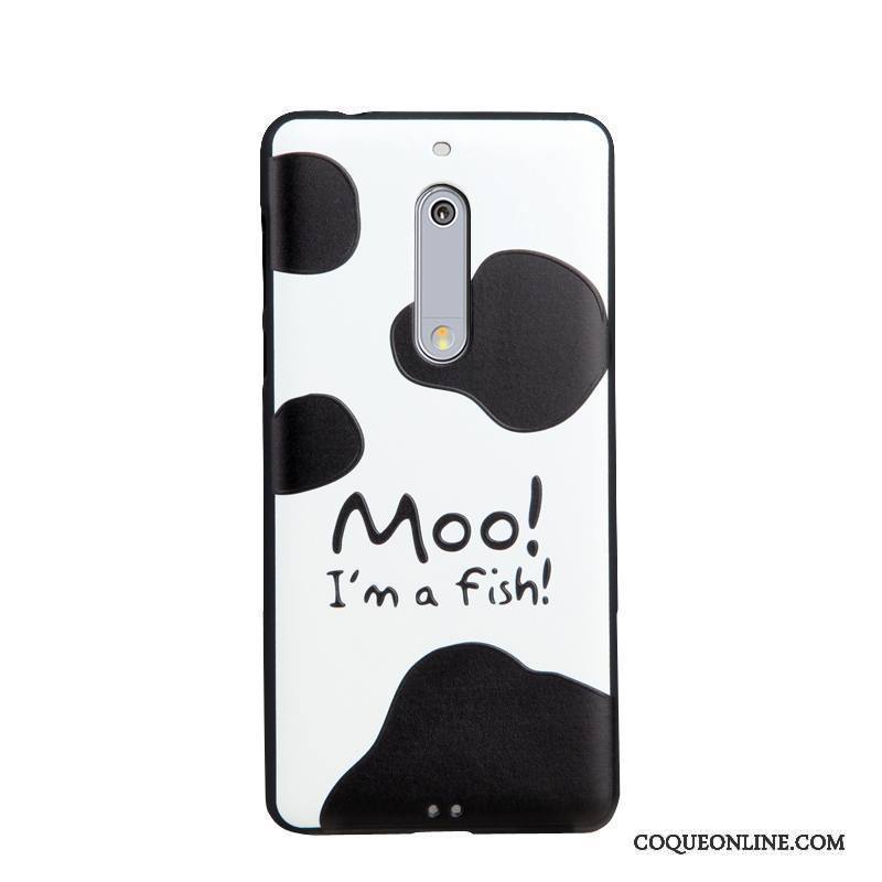 Nokia 5 Étui Fluide Doux Coque De Téléphone Multicolore Protection Dessin Animé Tendance