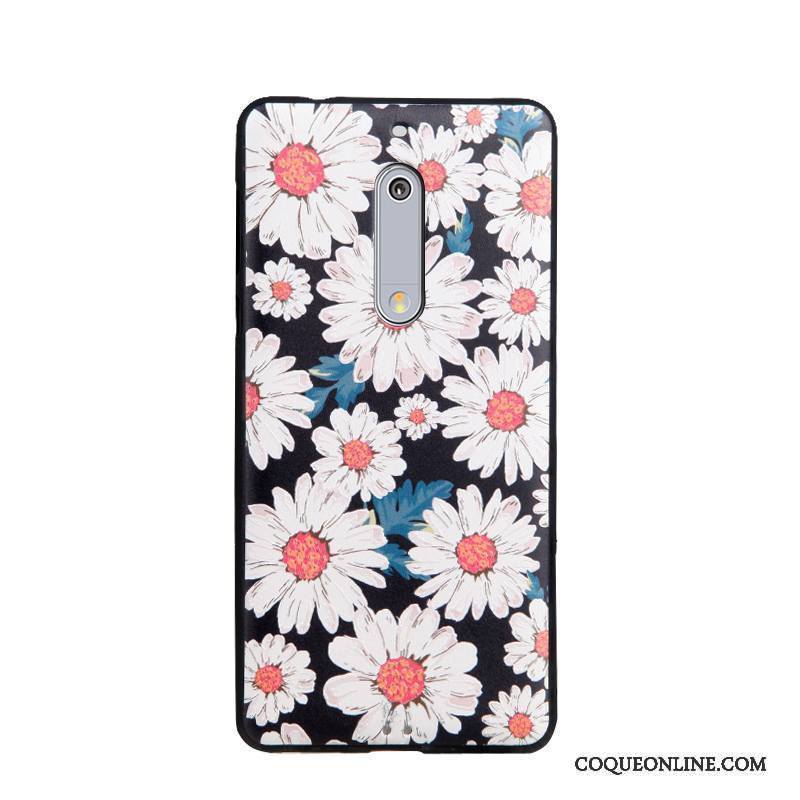 Nokia 5 Étui Fluide Doux Coque De Téléphone Multicolore Protection Dessin Animé Tendance