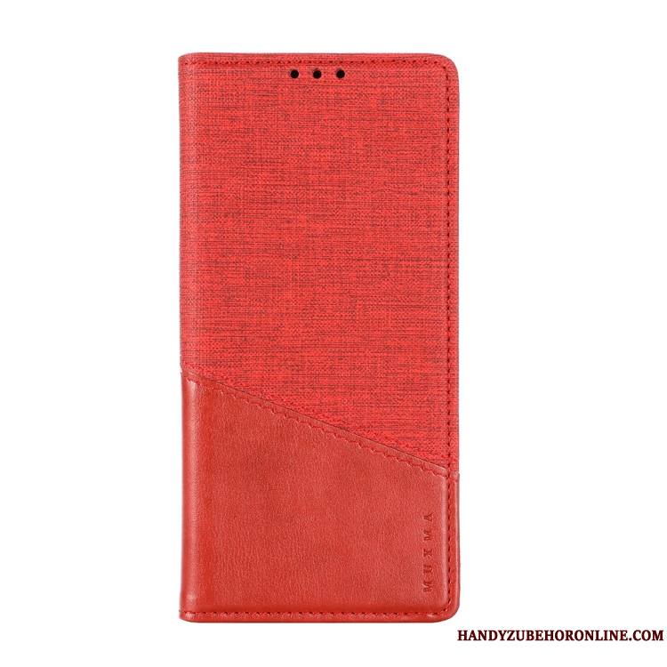 Nokia 6.2 Magnétisme Coque De Téléphone Carte Toile Étui En Cuir Clamshell