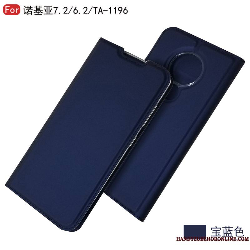 Nokia 6.2 Étoile Housse Magnétisme Étui En Cuir Coque De Téléphone Business Protection