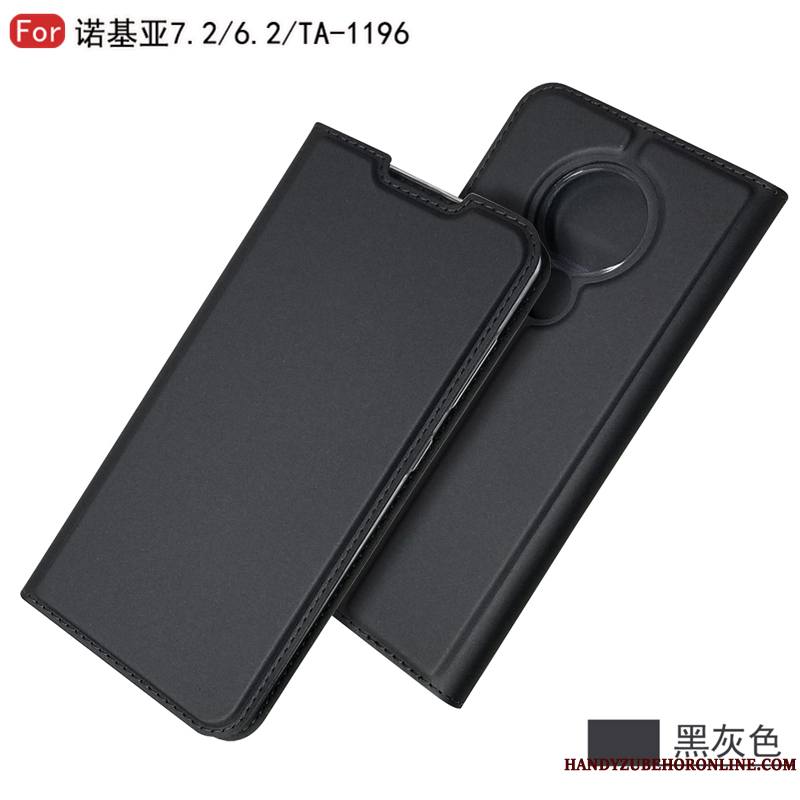 Nokia 6.2 Étoile Housse Magnétisme Étui En Cuir Coque De Téléphone Business Protection