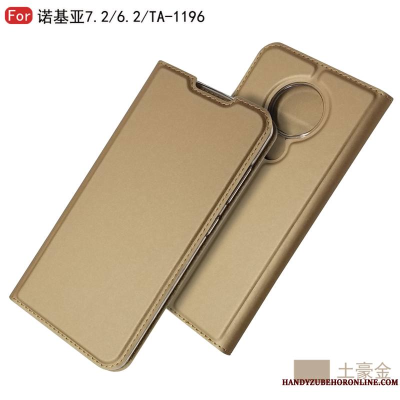 Nokia 6.2 Étoile Housse Magnétisme Étui En Cuir Coque De Téléphone Business Protection