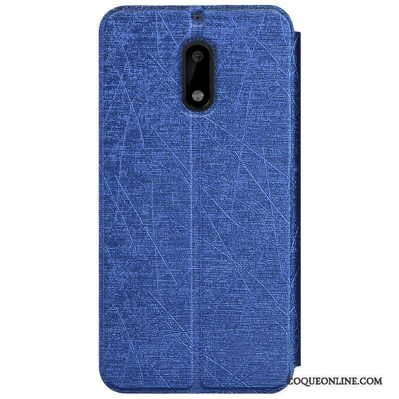 Nokia 6 Bleu Protection Tout Compris Coque De Téléphone Noir Étui Couleur