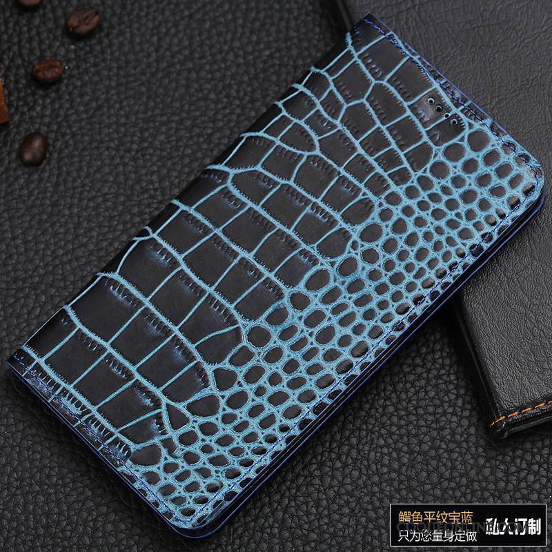 Nokia 6 Coque De Téléphone Modèle Fleurie Protection Cuir Véritable Étui En Cuir