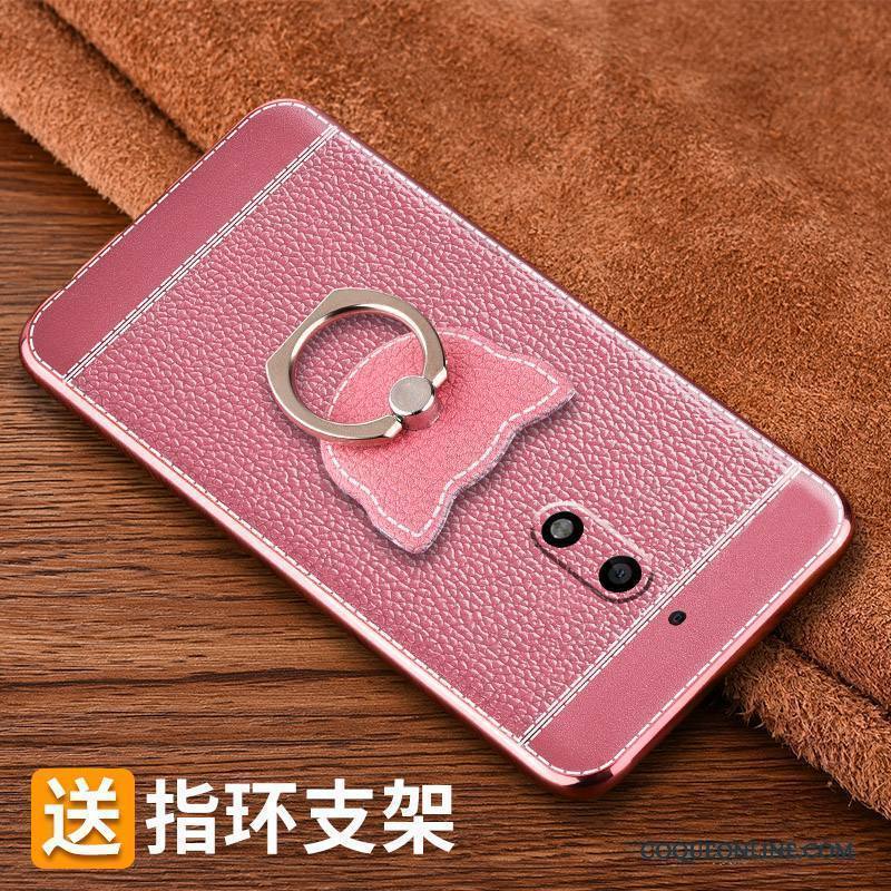 Nokia 6 Coque Rouge Personnalité Tendance Étui Silicone Modèle Fleurie Incassable