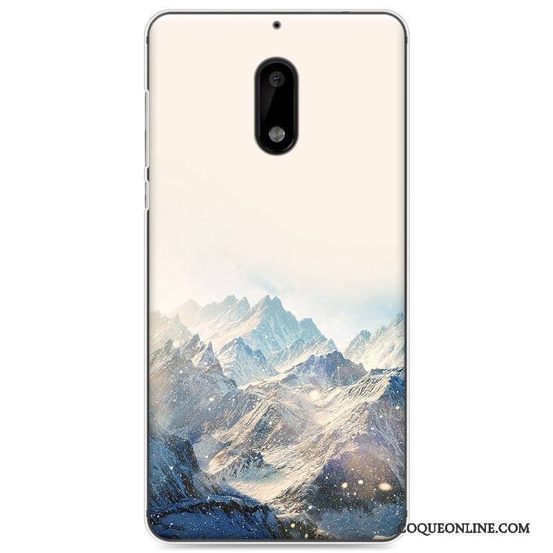 Nokia 6 Coque Étui Tout Compris Peinture Charmant Multicolore Fluide Doux Silicone