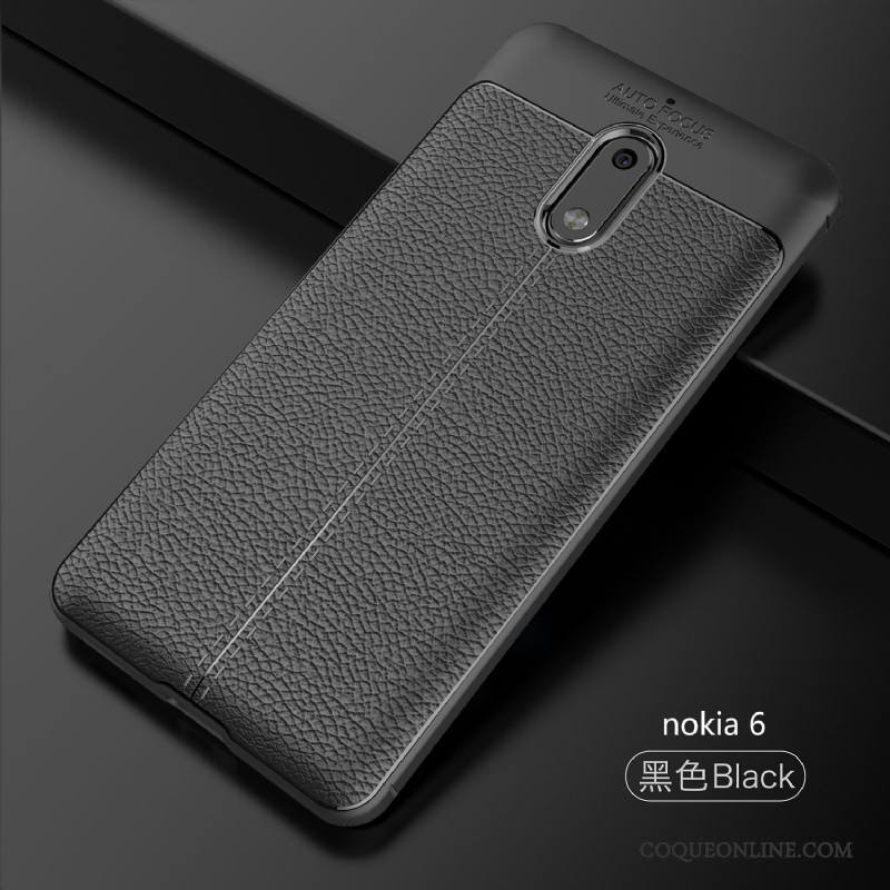 Nokia 6 Cuir Personnalité Créatif Protection Coque De Téléphone Sentir Incassable