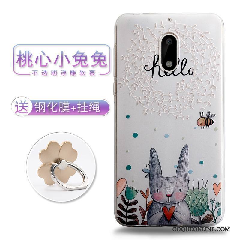 Nokia 6 Gaufrage Coque De Téléphone Étui Style Chinois Tendance Fleurs Dimensionnel