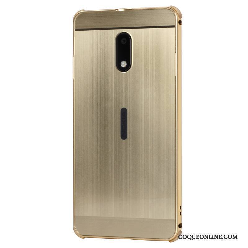 Nokia 6 Tendance Incassable Coque De Téléphone Protection Étui Métal Border