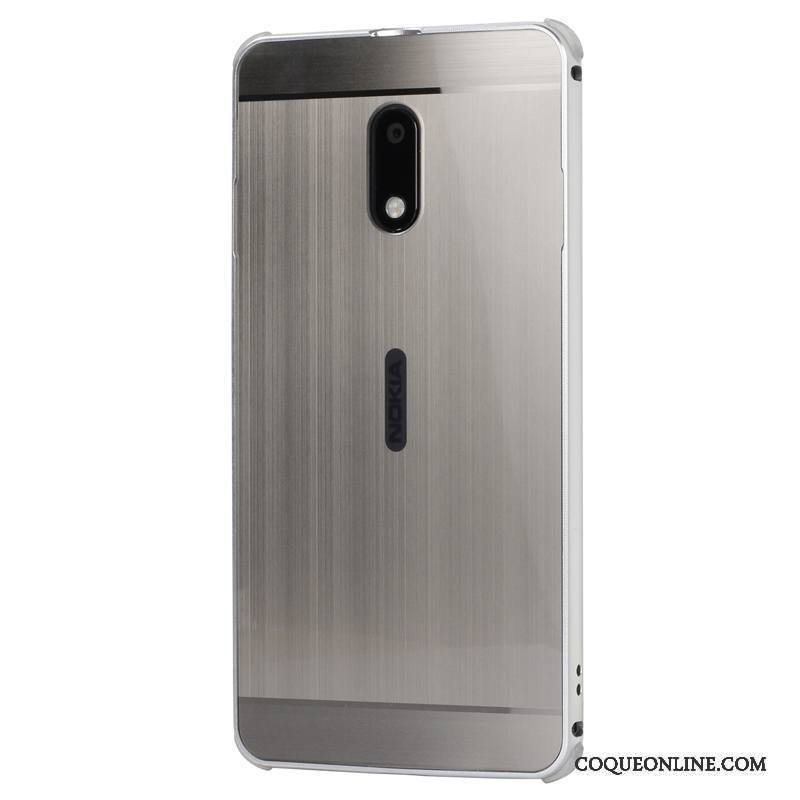 Nokia 6 Tendance Incassable Coque De Téléphone Protection Étui Métal Border