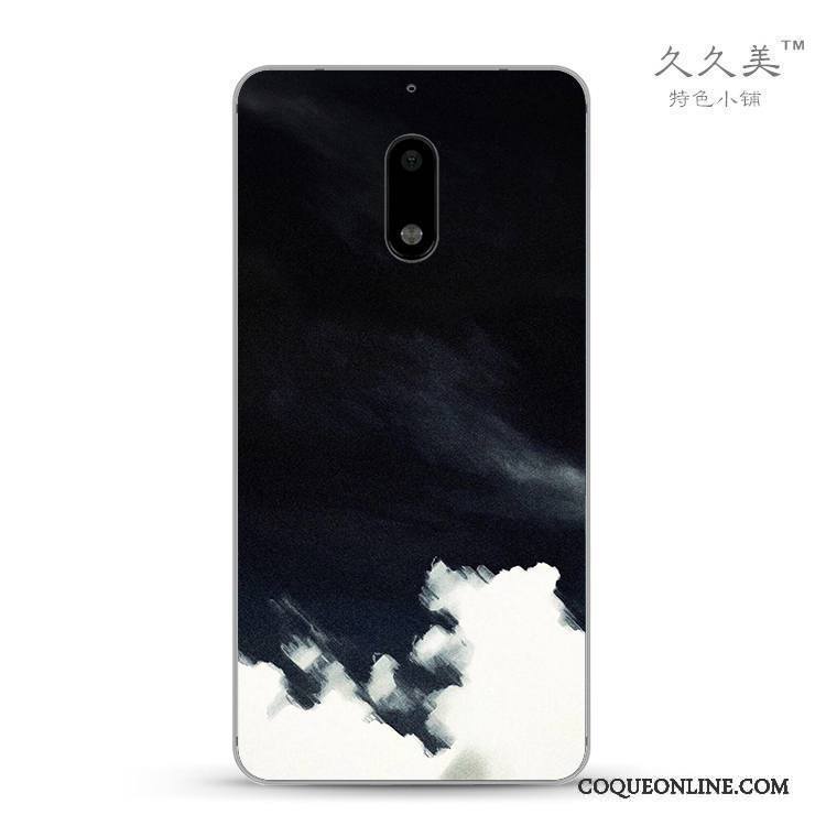 Nokia 6 Tout Compris Paysage Abstrait Coque De Téléphone Créatif Étui Fluide Doux