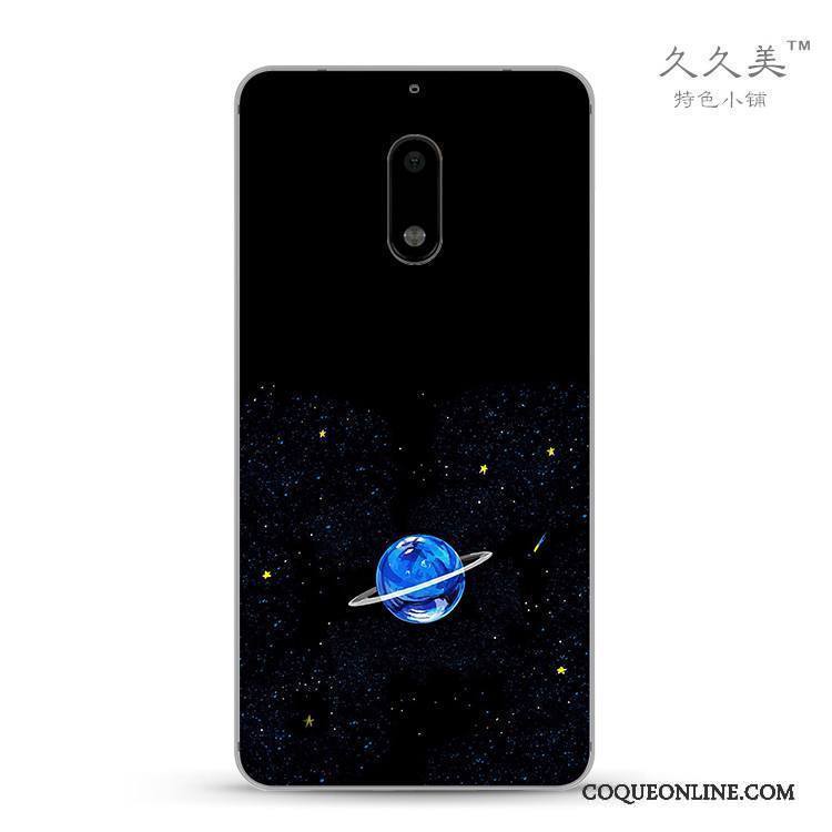 Nokia 6 Tout Compris Paysage Abstrait Coque De Téléphone Créatif Étui Fluide Doux