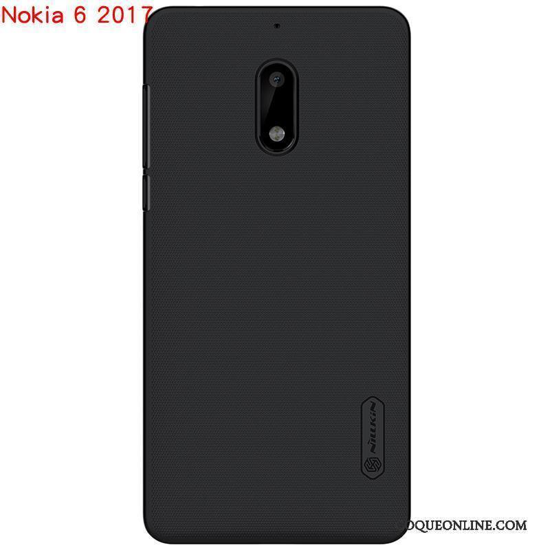 Nokia 6 Téléphone Portable Protection Noir Difficile Étui Coque De Téléphone